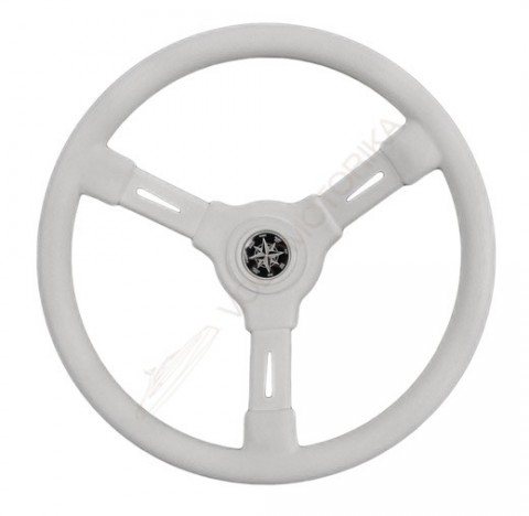 Рулевое колесо RIVIERA белый обод и спицы д. 350 мм Volanti Luisi
