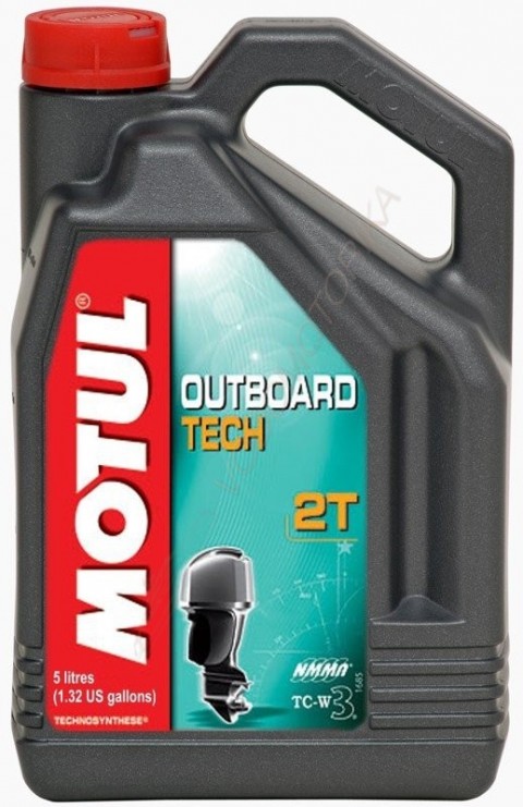 Моторное масло для 2-х тактных двигателей MOTUL OUTBOARD TECH 2T (5 л)