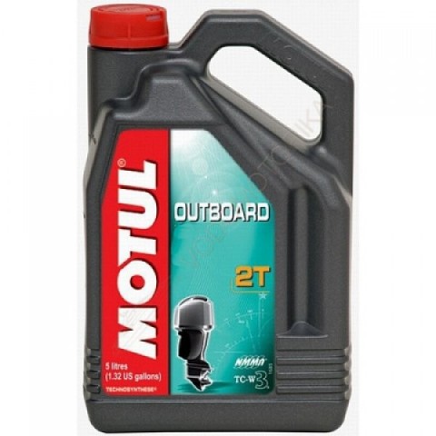 Моторное масло для 2-х тактных двигателей MOTUL OUTBOARD 2T ( 5 л )
